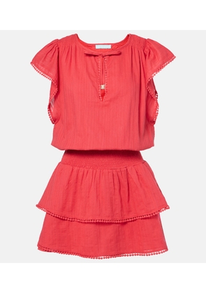 Melissa Odabash Keri tiered cotton minidress