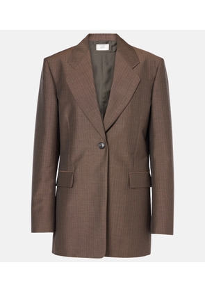 The Row Vermont mohair and wool blazer