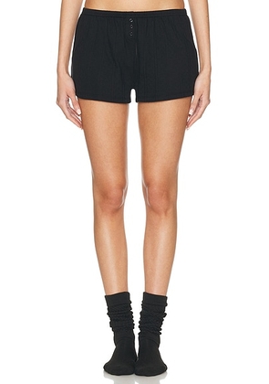 Cou Cou Intimates The Short in Black - Black. Size M (also in XS).