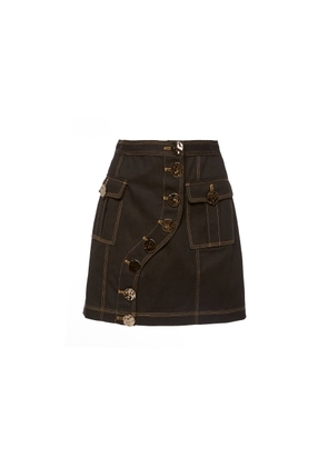 Acler Etchells Denim Skirt - Moda Operandi