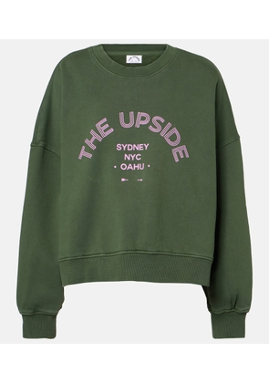 The Upside Jetset Paloma logo cotton sweatshirt