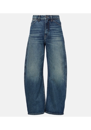 Nili Lotan Otis high-rise barrel-leg jeans