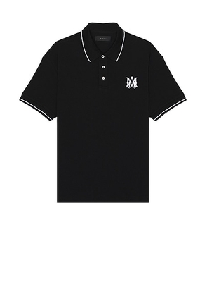 Amiri MA Core Logo Polo in Black - Black. Size S (also in ).