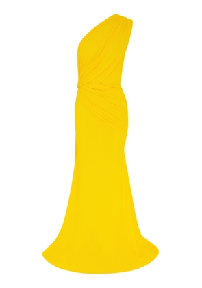 Alex Perry One-Shoulder Crepe Jersey Gown - Moda Operandi