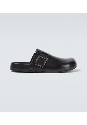Loewe Ease Buckle leather mules