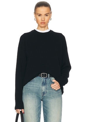 &Daughter Innes Slouch Crewneck Sweater in Black - Black. Size S (also in ).