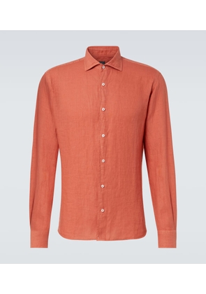 Fedeli Linen Oxford shirt