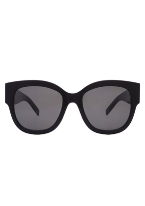 Saint Laurent Grey Butterfly Ladies Sunglasses SL M95/F 001 56