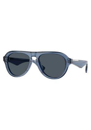 Burberry Dark Grey Pilot Mens Sunglasses BE4437U 411787 55