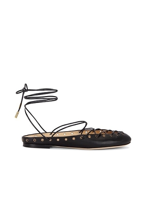 Chloe Ghilies Flat in Black - Black. Size 36 (also in 37, 39, 40, 38, 41).