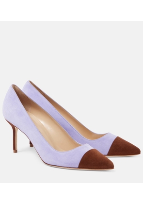 Manolo Blahnik Capcour 70 suede pumps