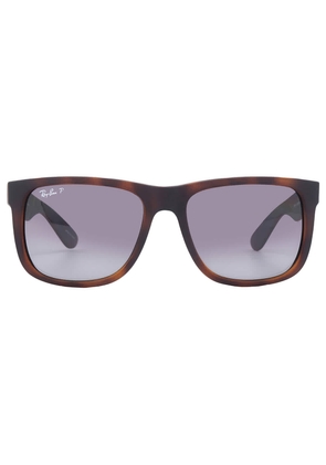 Ray Ban Justin Blue Gradient Square Mens Sunglasses RB4165 865/8S 54