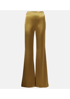 Galvan Atruvia satin wide-leg pants