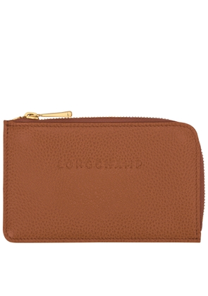 Longchamp Le Foulonne Card Holder Caramel