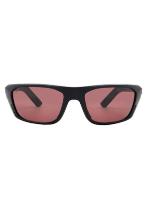 Costa Del Mar WHITETIP PRO Rose Lightwave Polarized Glass Wrap Mens Sunglasses 6S9115 911511 57
