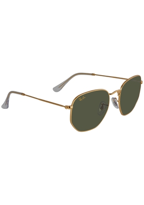 Ray Ban Hexagonal Legend Green Classic G-15 Hexagonal Sunglasses RB3548 919631 54