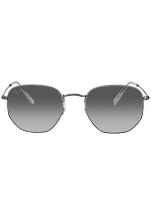 Ray Ban Hexagonal Flat Lenses Grey Gradient Unisex Sunglasses RB3548N 004/71 54