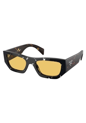 Prada Yellow Rectangular Unisex Sunglasses PR A01S 15O10C 53