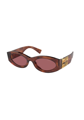 Miu Miu Violet Oval Ladies Sunglasses MU 11WS 11Q08S 54