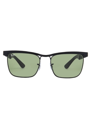 Ray Ban Wayfarer Deluxe Green Square Unisex Sunglasses RB3875 006/4E 56