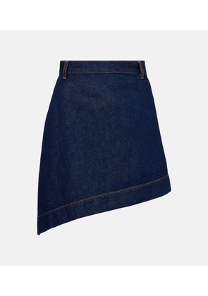 Vivienne Westwood Sailor Orb asymmetric denim skirt