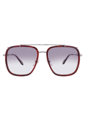 Just Cavalli Smoke Gradient Navigator Unisex Sunglasses SJC030V 09JC 58