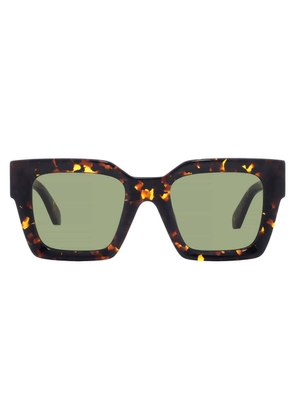 Off-White JACKSON Green Square Unisex Sunglasses OERI13I 6055 50