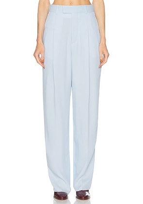 Bottega Veneta Straight Leg Pant in Sky Blue - Blue. Size 34 (also in 36, 38).