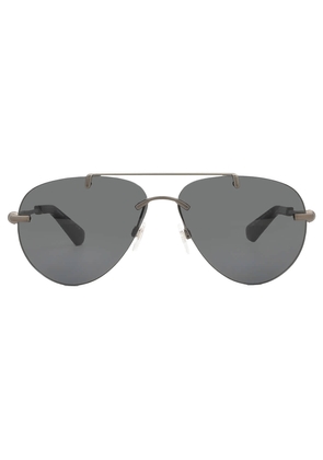 Burberry Dark Grey Pilot Ladies Sunglasses BE3151 131687 60