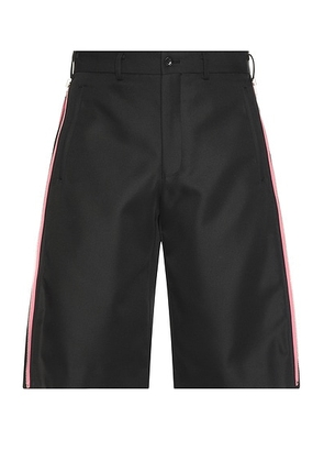 COMME des GARCONS Homme Plus Gabardine Shorts in Black - Black. Size M (also in ).