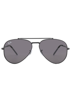 Ray Ban New Aviator Dark Gray Unisex Sunglasses RB3625 002/B1 58