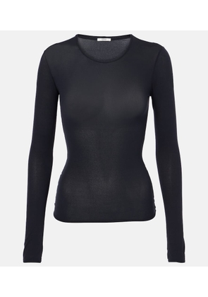 Fforme Ames sheer silk-blend top