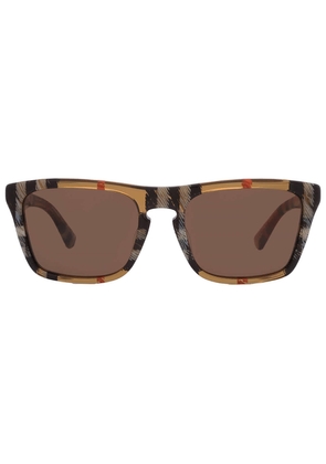 Burberry Brown Square Mens Sunglasses BE4434F 414673 57