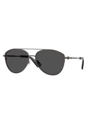 Burberry Dark Grey Pilot Unisex Sunglasses BE3157 131687 59