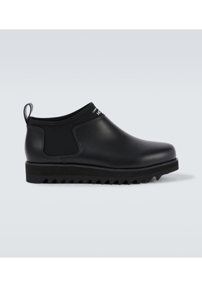 Comme des Garcons Homme Logo leather boots