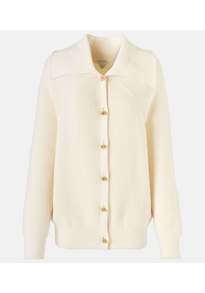 Bottega Veneta Knot ribbed-knit cotton cardigan