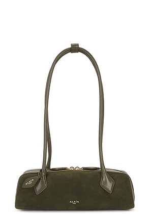 ALAÃA ALAÎªA Small Teckel Bag in Olive - Olive. Size all.