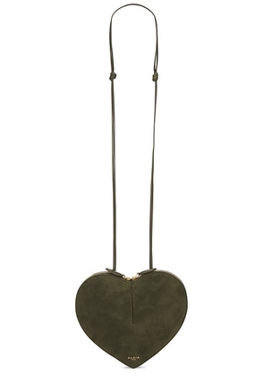 ALAÏA ALAΪA Le Coeur Shoulder Bag in Olive - Olive. Size all.