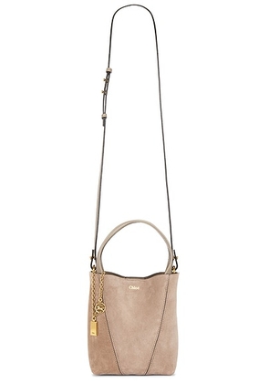 Chloe Chloe Spin Suede Bag in Motty Grey. Size all.