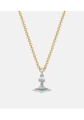 Vivienne Westwood Man. New Petite Orb Pendant Necklace Platinum-gold-crystal-ab-white-crys Platinum-gold-crystal-ab-white-crys Men