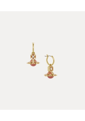Vivienne Westwood Capucine Earrings Gold-white-crystal-fuchsia-enamel Gold-white-crystal-fuchsia-enamel Women