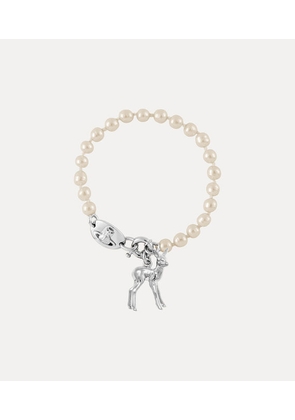 Vivienne Westwood Monette Pearl Bracelet Silver Swarovski Pearls Women