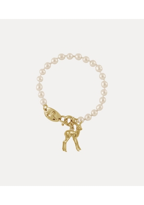 Vivienne Westwood Monette Pearl Bracelet Gold Pearls Women