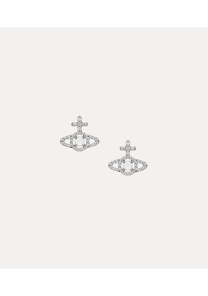 Vivienne Westwood Olympia Earrings Silver Cubic Zirconia Women