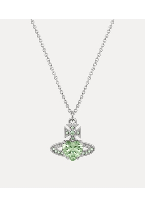 Vivienne Westwood Ariella Pendant Necklace Platinum-light-green-cz-chrysolite-crystal Platinum-light-green-cz-chrysolite-crystal Women