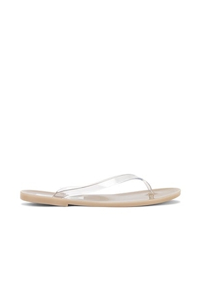 Christopher Esber Jo Flip Flop in Dune & Clear - Taupe. Size 39 (also in ).