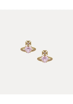 Vivienne Westwood Ariella Earrings Gold-light-pink-cz-violet-light-amethyst-crystal Gold-light-pink-cz-violet-light-amethyst-crystal Women