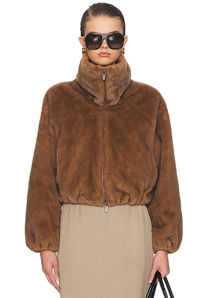 A.L.C. Hazel Jacket in Camel - Brown. Size L (also in XS, S, M).