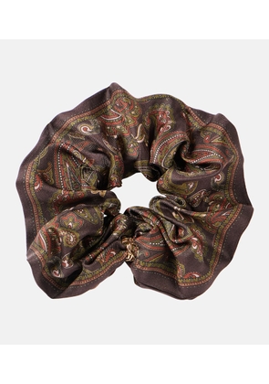 Saint Laurent Paisley silk scrunchie