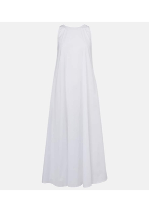 Max Mara Romea cotton-blend poplin maxi dress